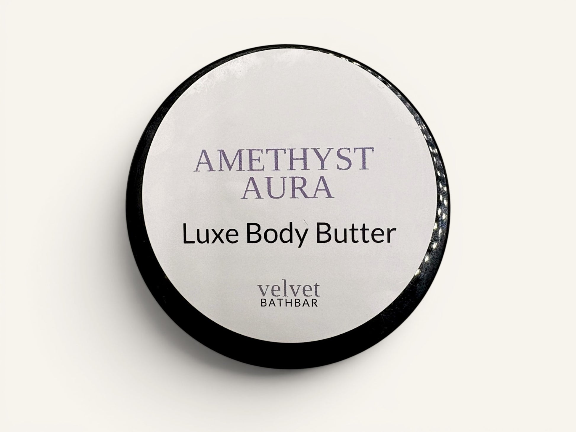 Velvet Bath Bar Amethyst Aura Luxe Body Butter for stress relief and evening routines.