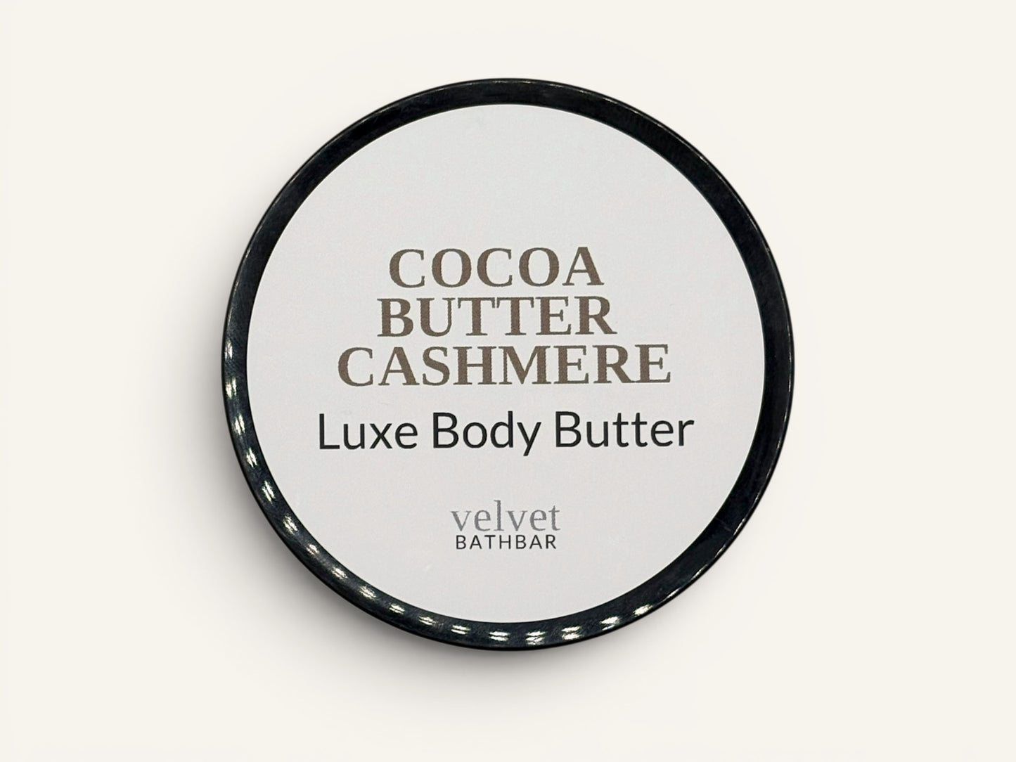Velvet Bath Bar Cocoa Butter Cashmere Luxe Body Butter for deep moisture and dry skin.