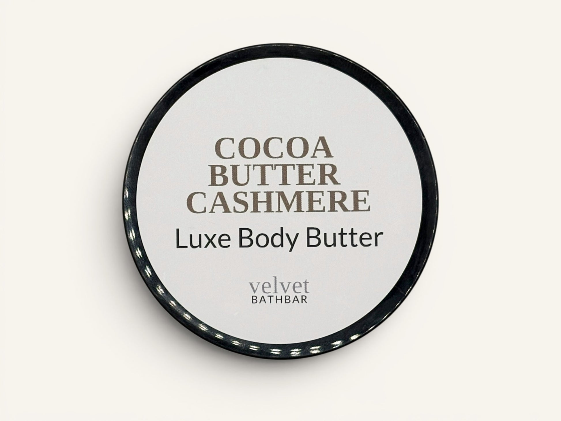 Velvet Bath Bar Cocoa Butter Cashmere Luxe Body Butter for deep moisture and dry skin.