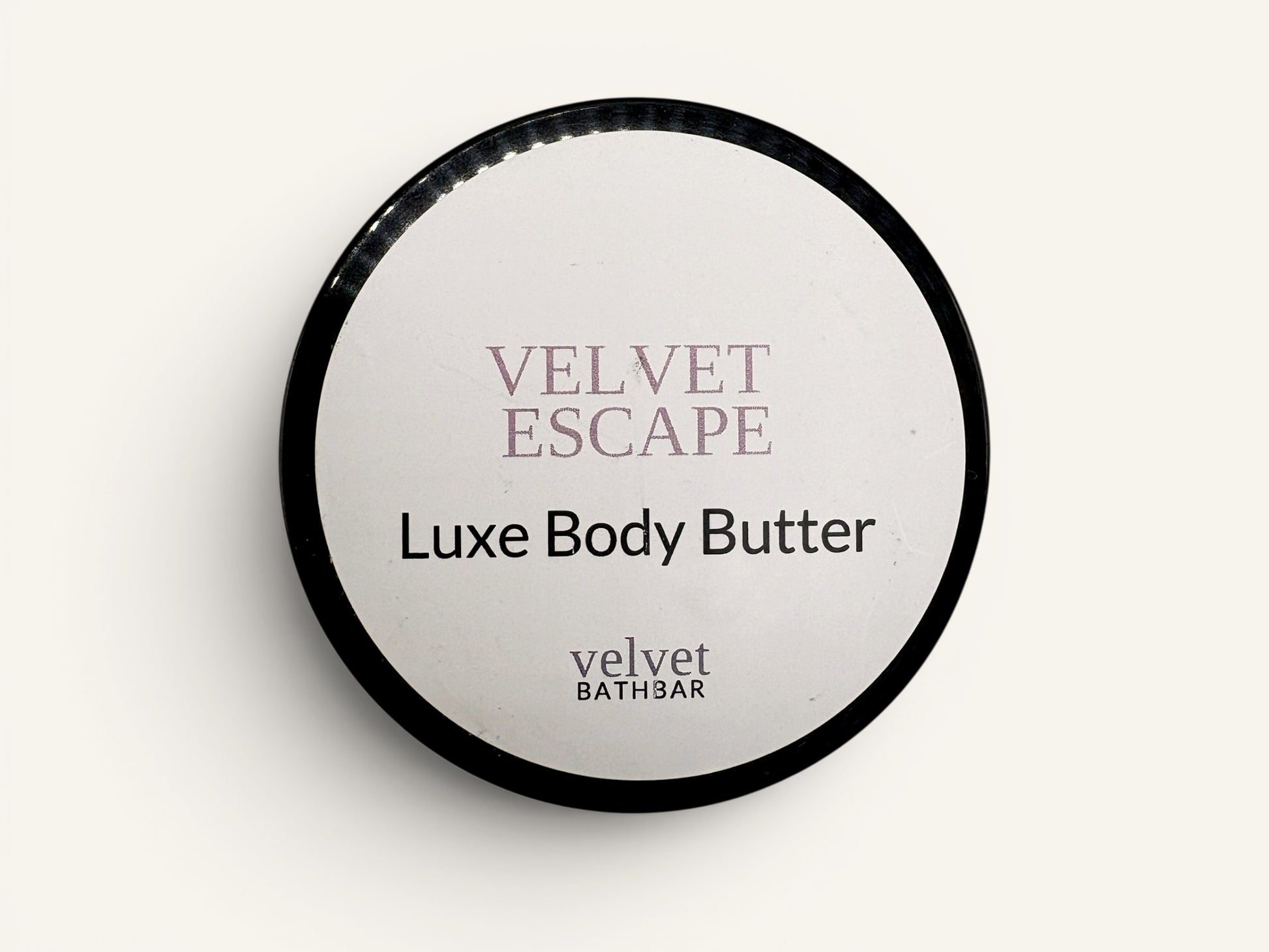 Velvet Bath Bar Velvet Escape Luxe Body Butter, a luxurious, smooth, and effortless body butter for everyday indulgence.